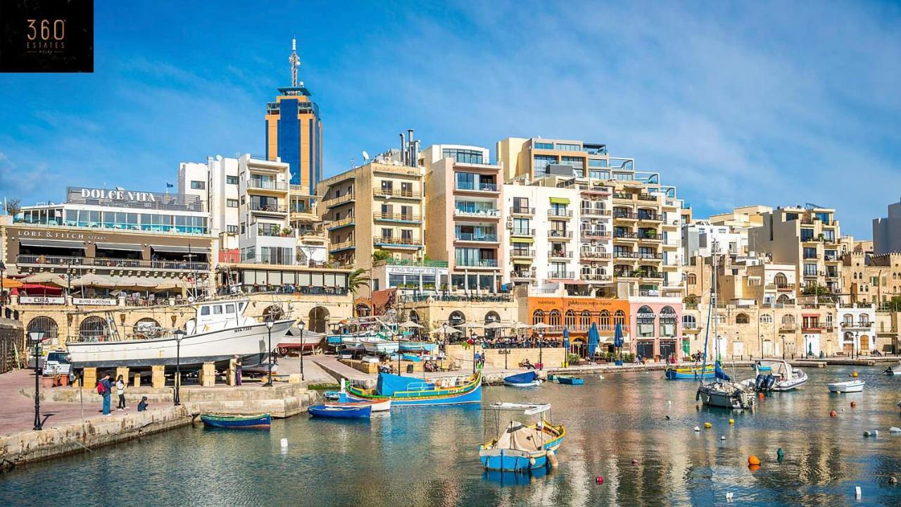 سانت جوليان Centre Paceville Apt With Terrace, Bbq & Wifi By 360 Estates المظهر الخارجي الصورة